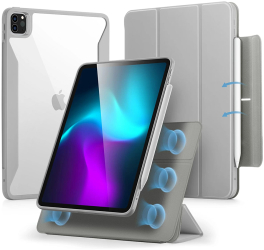 Husa Protectie pentru iPad Pro 11 2024 C19 Lexgard Metal Gray 