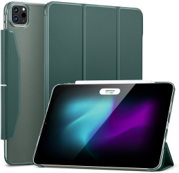 Husa Protectie pentru iPad Pro 11 2024 M82 Piele ecologica Forest Green 