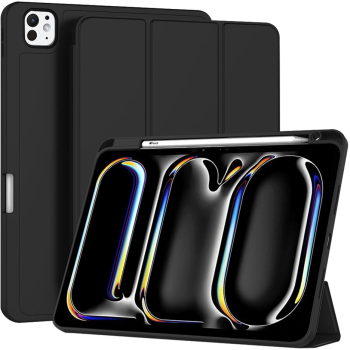 Husa Protectie pentru iPad Pro 11 2024 Q53 TPU Deep Dark 