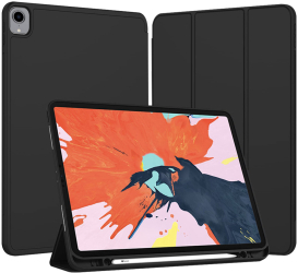 Husa Protectie pentru iPad Pro 12.9 2018/2020/2021/2022 R9 TPU Deep Dark 
