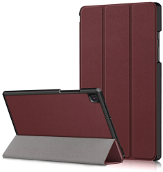 Husa Protectie pentru Samsung Galaxy Tab A7 10.4 2020/2022 SoL Grip C30 Nanotextil Dark Noble Red 