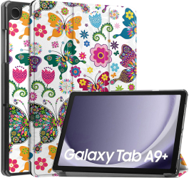 Husa Protectie pentru Samsung Galaxy Tab A9 Plus X15 Nanotextil Butterfly 