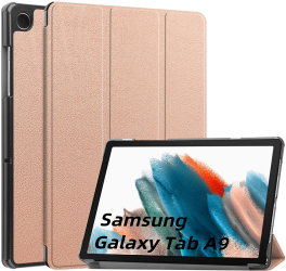 Husa Protectie pentru Samsung Galaxy Tab A9 X33 Nanotextil Golden Rose 