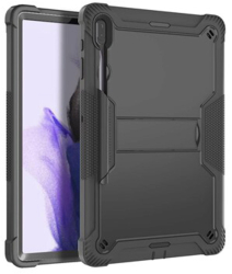 Husa Protectie pentru Samsung Galaxy Tab S7 FE + Folie R82 Lexgard Deep Dark 