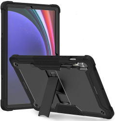 Husa Protectie pentru Samsung Galaxy Tab S9 Plus/S10 Plus + Folie R76 Lexgard Deep Dark 