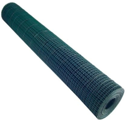 Plasa pentru gard Sudata Zincata Plastifiata l x L 1x10m pas ochi 13x13mm grosime sarma 1mm 