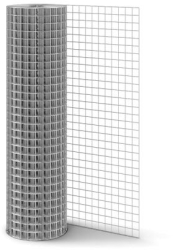 Plasa Sudata zincata inaltime 1.5m lungime10m fir 1.2mm ochi 16x16 greutate 15.5 kg Evo 