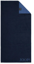 Prosop de baie 80x150 cm JOOP 100 bumbac colectie Doubleface bleumarin 