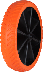 Roata Roaba Poliuretan Slim cu Janta Plastic EvoTools 4.00/1.00-12 