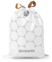 Sac de gunoi Brabantia PerfectFit NewIcon/Bo 1005582 marimea X 10-12 l 40 bucati alb 