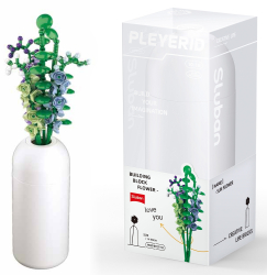 Set de Constructie Flowers 222 piese Rocket Larkspur - Sluban 