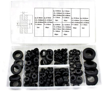 Set garnituri din cauciuc 180 buc diferite dimensiuni KD10485 Kraftdele 