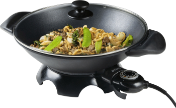 Tigaie electrica Wok DOMO 5 litri negru 