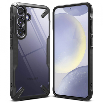 Husa pentru Samsung Galaxy S24 - Ringke Fusion X - Black 