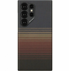 Husa Pitaka MagEZ 4 1500D Aramida pentru Samsung Galaxy S24 Ultra MagSafe Sunset 