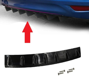 Ornament Tuning Spoiler cu 7 aripioare lungime 85 cm culoare Negru 