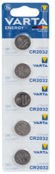 Set 5 baterii Varta Energy CR2032 3v cu litium 6032229405 blister