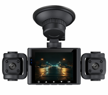 Camera video auto DVR EM-S7 4 lentile &ndash vizibilitate completa 1920x1080 px Display IPS 13x5 cm Night Vision Senzor G + Detectie 