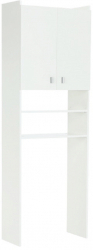 Dulap deasupra masinii de spalat pal alb Natali 64x32x190 cm