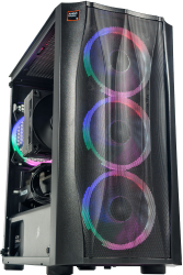 PC Gaming DiaxXa Powered by AMD Ryzen 5 5600 16GB DDR4 SSD 512GB M.2 NVMe AMD Radeon RX 6500 XT 4GB GDDR6 