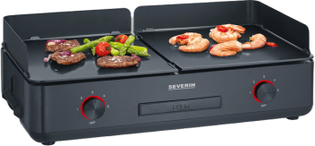 Gratar electric tip Plancha Severin Suave 48x27 cm negru 