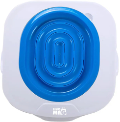 Adaptor de toaleta pentru pisici Linomag® Kit pentru educare pisicii la toaleta Albastru 