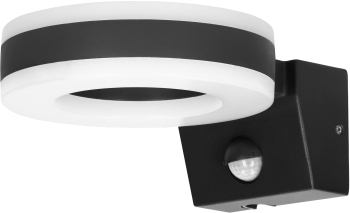Aplica de gradina ADVITI Howlit AD-OP-6205BLPMR4 20W LED SMD 1800lm IP65 4000K senzor de miscare si crepuscular detectie 140 ° n 