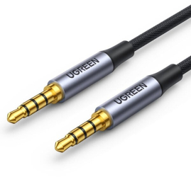 Cablu audio Jack3.5mm T la Jack 3.5 mm T 4-pini 3m UGREEN 