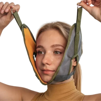 Ham textil elongatie cervicala iUni HC1 Ajustabil cu Velcro fara sistem metalic