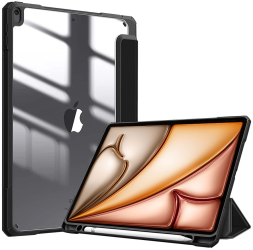 Husa Trifold Magnetica pentru Apple iPad A16 11-inch 2025 / 10.9 2022 Smart Cover Suport Stylus 