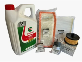 Pachet revizie schimb ulei Dacia Logan 1.0 Tce filtre Dacia ulei Castrol GTX RN17 