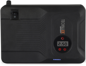 Starter auto Technaxx TX-219 14000 mAh 600A compresor si baterie externa lanterna USB-A negru