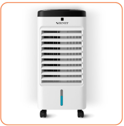 Ventilator cu racitor si purificator de aer mobil ZENET ZET-483.1 Mini aparat de aer conditionat portabil 4 in 1 
