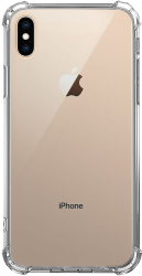 Husa pentru iPhone XS Max antisoc transparenta silicon colturi Anti-Drop spate plastic iShield Clear 