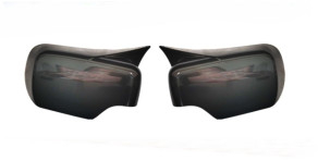 Set Capace Oglinzi Tip Batman Compatibile cu BMW Seria 3 E46 1998-2005 Culoare Negru Lucios 