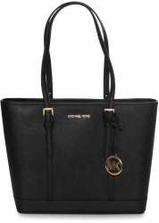 Geanta dama de umar mare din piele Michael Kors Jet Set Tote 38 x 25 x 14 cm Negru 