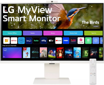 Monitor LED LG Smart MyView 32SR85U-W 31.5 inch UHD IPS 5 ms 60 Hz Webcam HDR 
