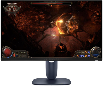 Monitor LED Alienware Gaming AW2725DM 27 inch QHD IPS 1 ms 180 Hz HDR FreeSync G-Sync Compatible 