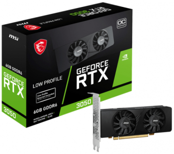 Placa video MSI GeForce RTX 3050 LP OC 6GB GDDR6 96 bit 