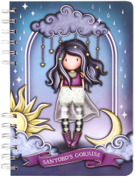 Agenda cu spira Gorjuss Little Storm Cloud 192 pag dictando 16 x 21 x 2cm 
