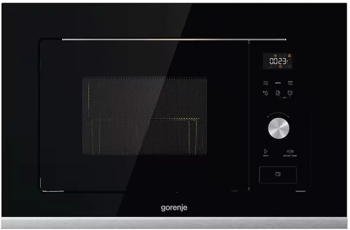 Cuptor cu microunde incorporabil cu gratar Gorenje BMX201AG1BG Functie de dezghetare 20L 15 programe 800W-1000W Negru 