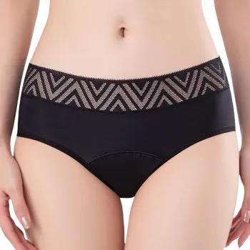 Chiloti Menstruali Julia - XS Negru 