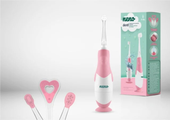 Neno Denti Pink &ndash periuta de dinti electrica de la 3 la 36 luni 