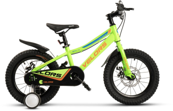 Bicicleta Copii 4-6 ani Velors V16345A 16 Verde/Portocaliu 