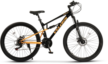 Bicicleta MTB-Full Suspension Velors Trail 2.7 V27271D 27 5 Negru/Portocaliu 