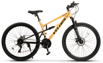 Bicicleta MTB-Full Suspension Velors Trail 2.7 V27271D 27 5 Portocaliu/Negru