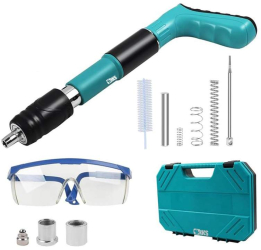 Kit Pistol Manual SIKS Pentru Fixarea Cuielor Pe Perete / Nituri Lungime 30 cm Calibru 7.3 cm Pneumatic Accesorii Ochelari De Protectie 
