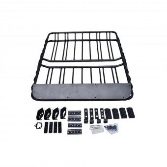 Portbagaj auto plafon metalic cu bare transversale incluse 127x100 