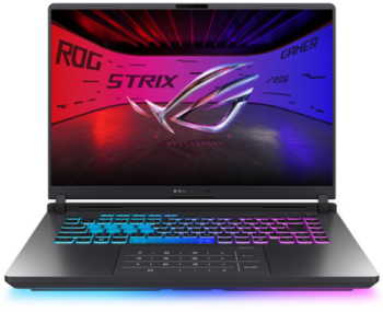 Laptop Gaming ASUS ROG Strix G16 G615JPR 2.5K 240Hz Intel Core i9 14900HX 16GB DDR5 1TB SSD GeForce RTX 5070 8GB No OS Eclipse Gray 