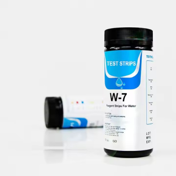 Benzi de testare 7 in 1 pentru acvariu si iaz SUPER AQUATIC masurare apa dulce si sarata 5x15cm 